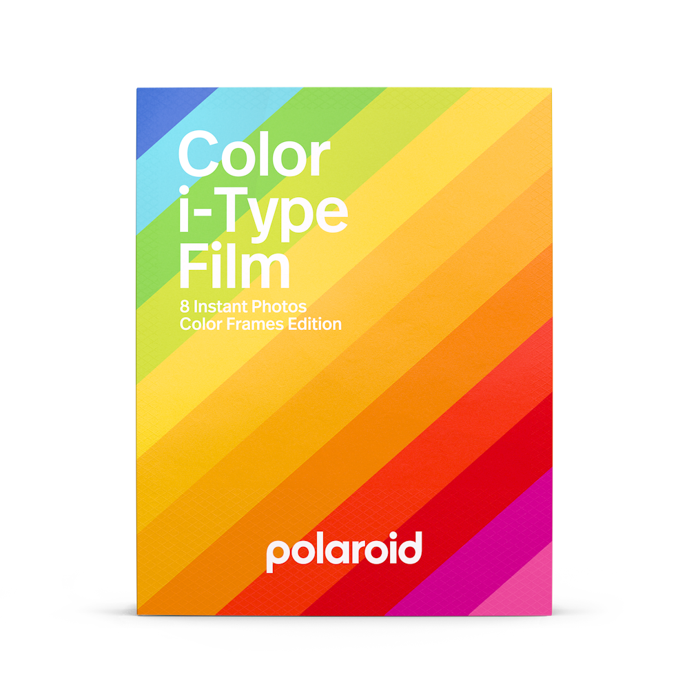 寶麗來 Polaroid Color 彩色彩虹邊框即影即有相紙 i-Type Film COLOR FRAME 8 Instant Photos 8張 (適用於I-Type 相機camera ONLY)