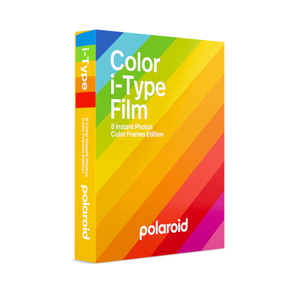 寶麗來 Polaroid Color 彩色彩虹邊框即影即有相紙 i-Type Film COLOR FRAME 8 Instant Photos 8張 (適用於I-Type 相機camera ONLY)