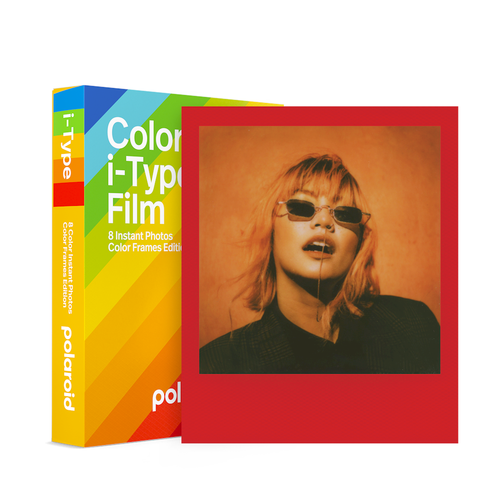 寶麗來 Polaroid Color 彩色彩虹邊框即影即有相紙 i-Type Film COLOR FRAME 8 Instant Photos 8張 (適用於I-Type 相機camera ONLY)