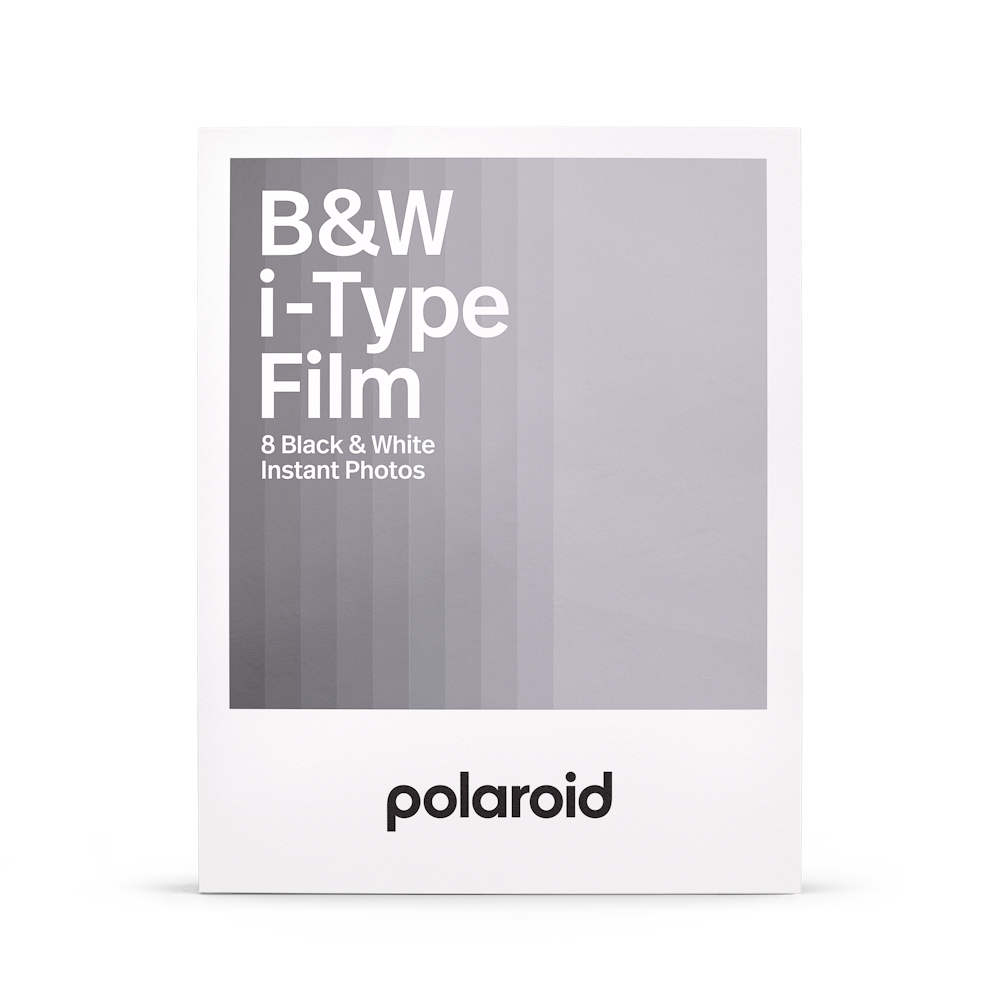 寶麗來 Polaroid 黑白B&W i-Type Film 即影即有相紙 8 Instant Photos 8張 (適用於I-Type 相機camera ONLY)