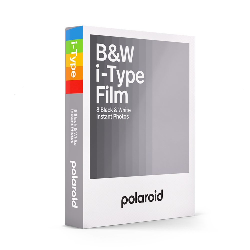 寶麗來 Polaroid 黑白B&W i-Type Film 即影即有相紙 8 Instant Photos 8張 (適用於I-Type 相機camera ONLY)