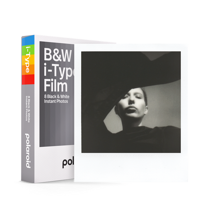 寶麗來 Polaroid 黑白B&W i-Type Film 即影即有相紙 8 Instant Photos 8張 (適用於I-Type 相機camera ONLY)