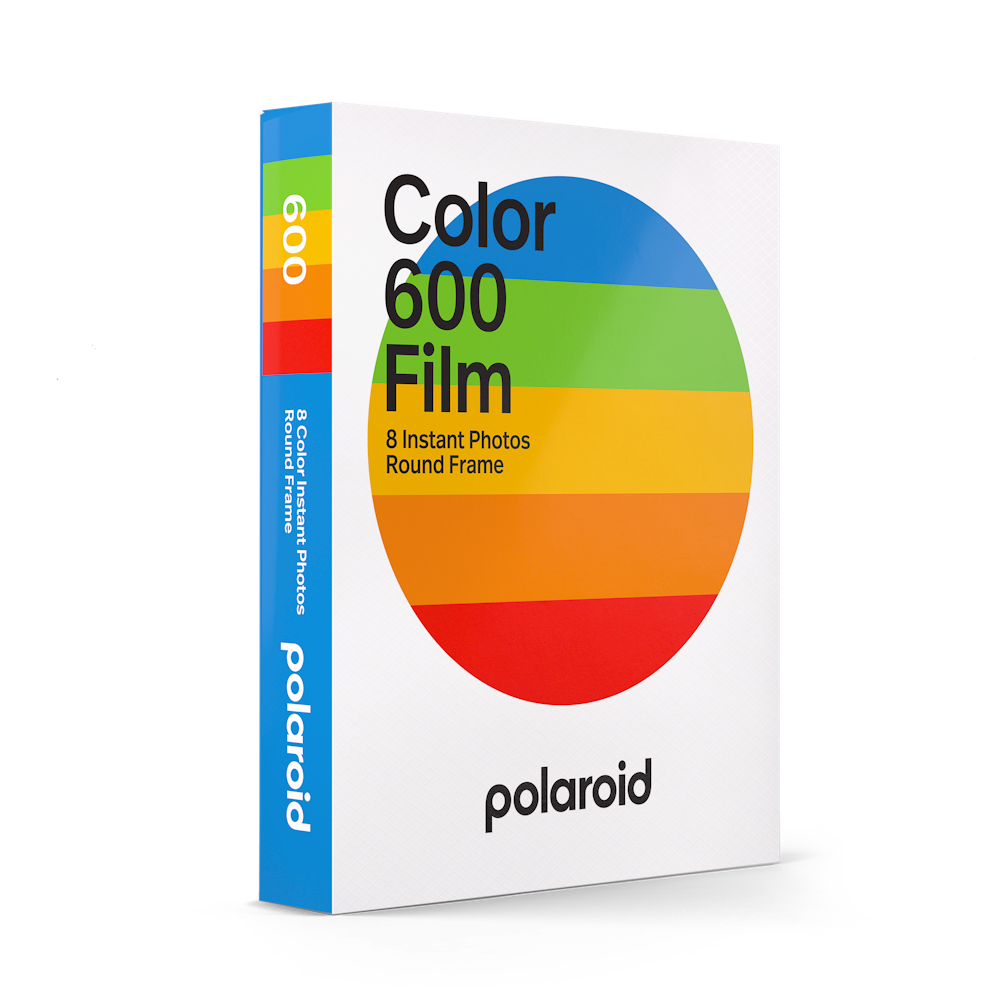 寶麗來 Polaroid Color 600 Round Frame圓邊彩色即影即有相紙 Film 8 Instant Photos 8張 (通用於600&i-type相機 camera also OK)