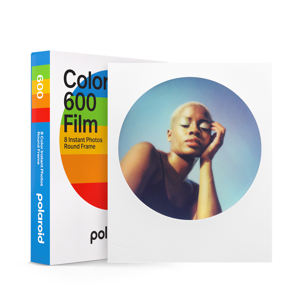 寶麗來 Polaroid Color 600 Round Frame圓邊彩色即影即有相紙 Film 8 Instant Photos 8張 (通用於600&i-type相機 camera also OK)