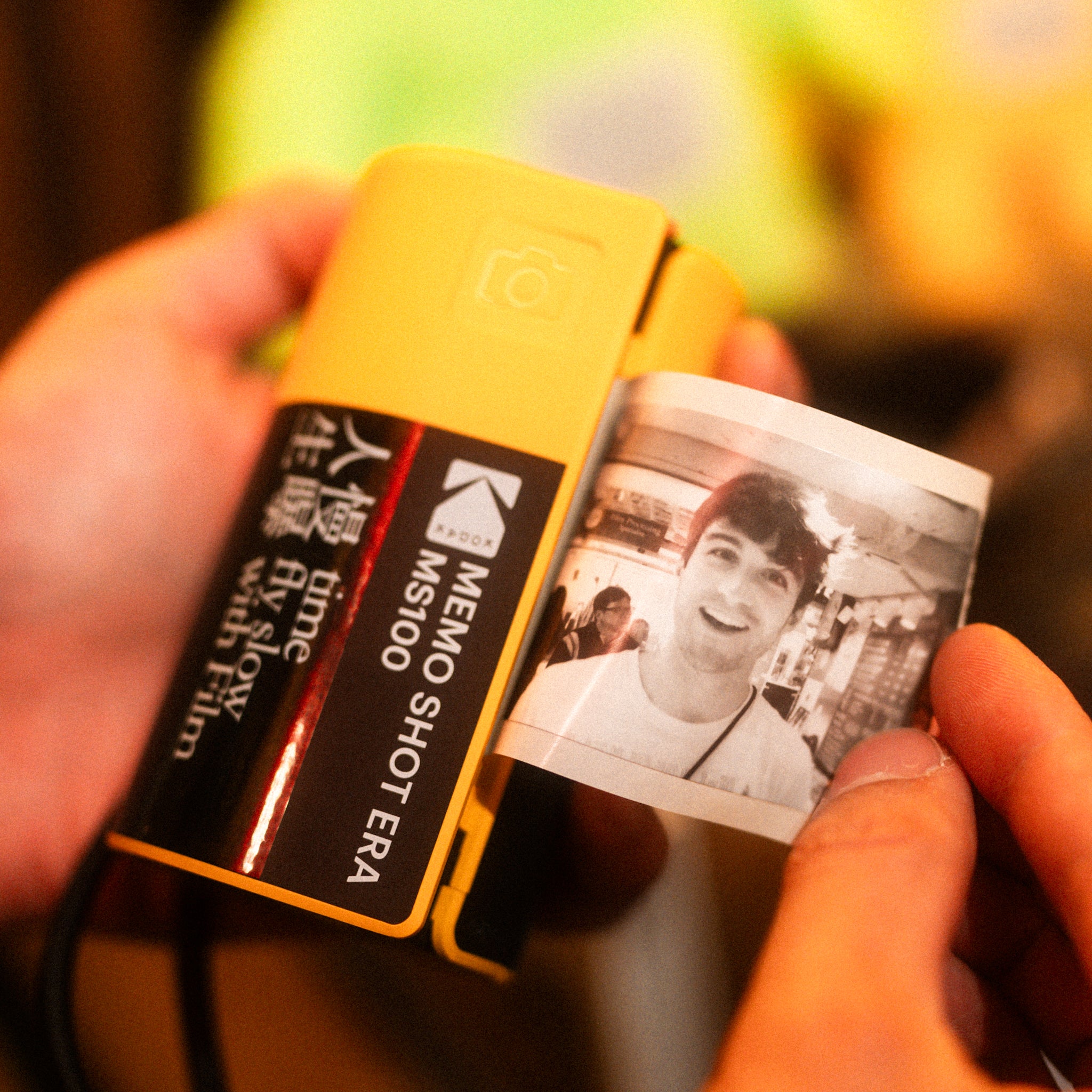 Kodak Memo Shot Era - Yellow (B&W Glossy Sticker Camera) MS100 柯達黑白貼紙相機