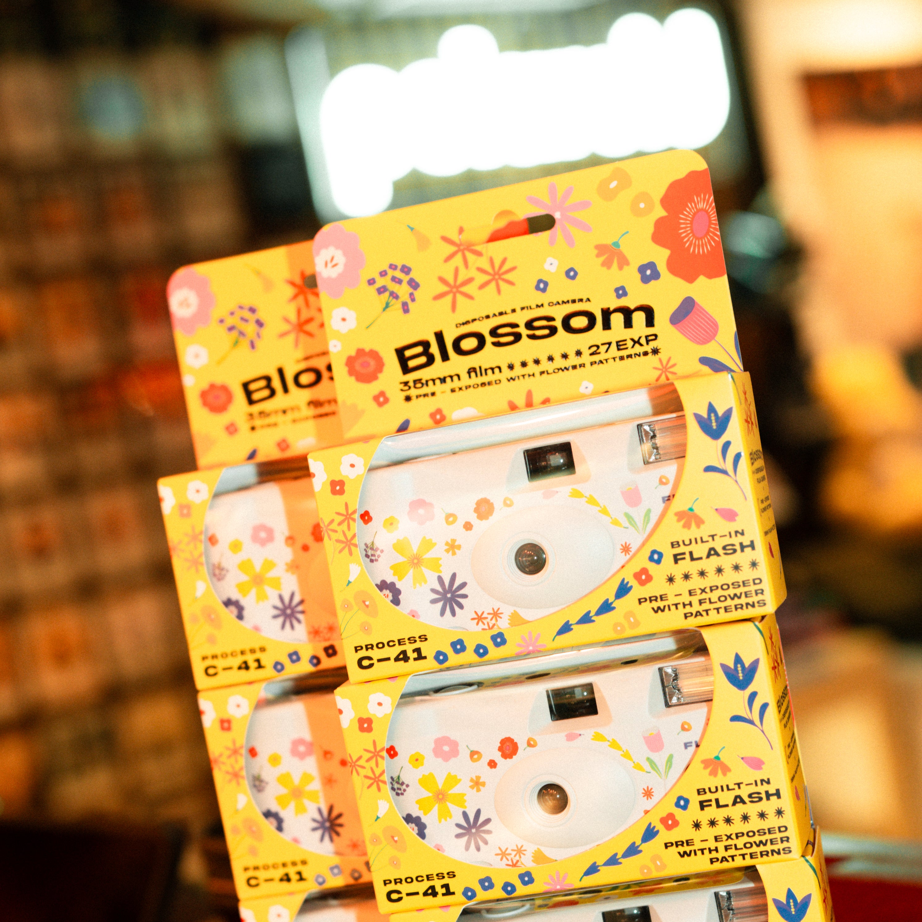 Blossom Pre-exposed flower patterns Single Use film camera 預曝花花圖案一次性菲林相機