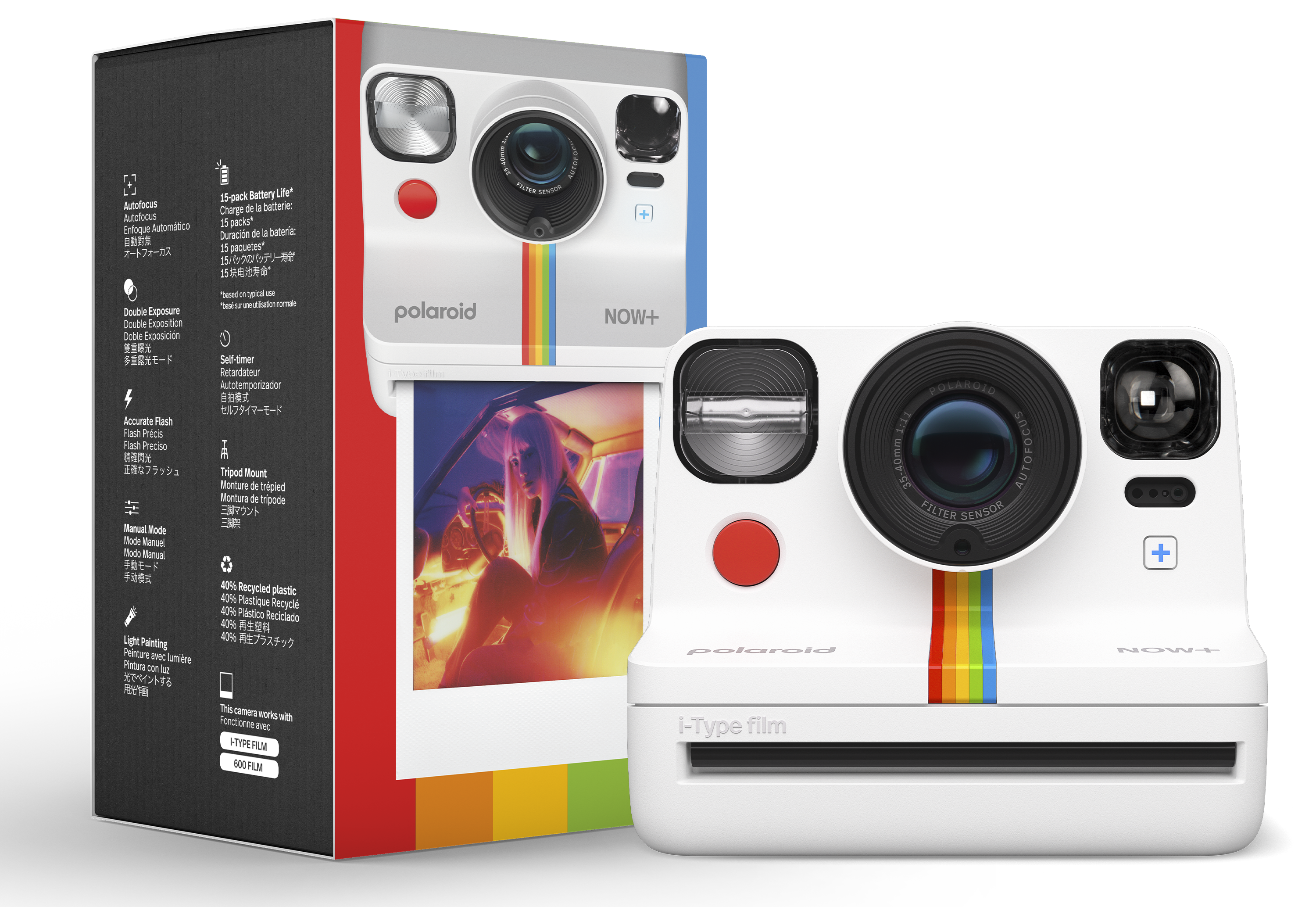 Polaroid Now+ Generation 2 寶麗來即影即有相機 Now+ Gen2 With Filter Set