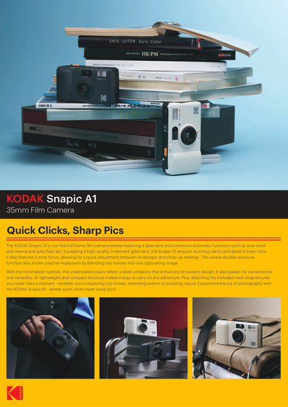 Kodak Snapic A1 35mm Film Camera   電動菲林相機 底片機